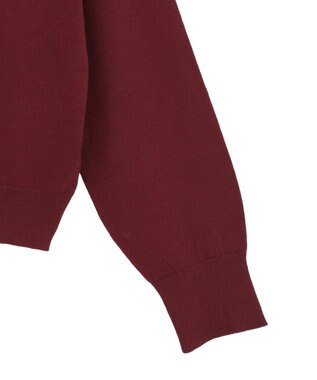 earth music&ecology ボウタイニットプルオーバー Red