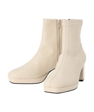 earth music&ecology ＯＲｉｅｎｔａｌ　ＴＲａｆｆｉｃ　プラットフォームブーツ Ivory