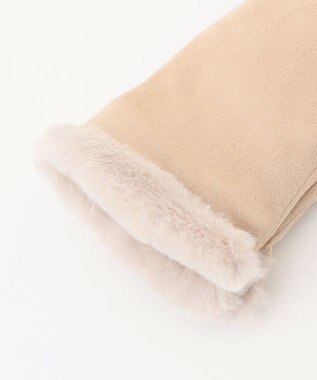 ANY ファーグローブ ベージュ