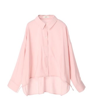 earth music&ecology ドロスト羽織シャツ Pink