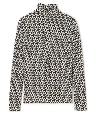 BEIGE， 【洗える】MODESTO / ジャージーストレッチタートルトップス Monotone