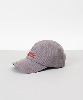 AURORA 【 ANNA SUI（アナ スイ）】ネコ耳ロゴ刺しゅうキャップ パープル