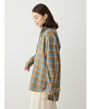 Green Parks ネルチェックシャツ Mustard