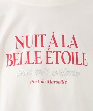 earth music&ecology 【接触冷感/洗濯機可】ＮＵＩＴＡ　ＬＡ　ＢＥＬＬＥ　ＥＴＯＩＬＥショートＴ Off White