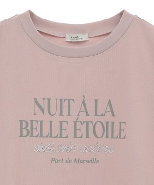 earth music&ecology 【接触冷感/洗濯機可】ＮＵＩＴＡ　ＬＡ　ＢＥＬＬＥ　ＥＴＯＩＬＥショートＴ Pink Beige