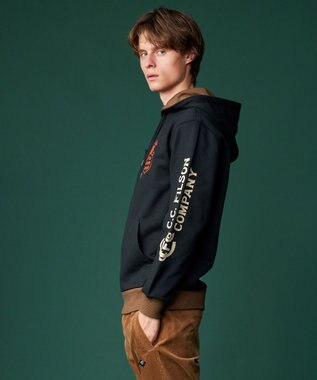 JOSEPH ABBOUD MOUNTAIN 【FILSON】PROSPECTOR GRAPHIC HOODIE　フーディ ブラック系