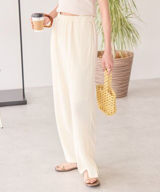 AMERICAN HOLIC シャーリングイージーパンツ Ivory