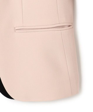 BEIGE， 【セットアップ対応】CINDY / ダブルカラージャケット Nude x Black