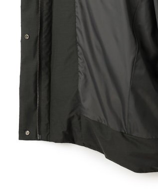 ICB 【WEB限定カラーあり・撥水加工】ADSダウン フーデットミドル丈コート チャコールグレー系