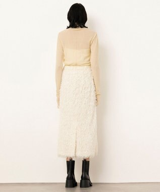 NAVE 【Nave・洗える】ツイストシアー タートルネックプルオーバー ライトイエロー系