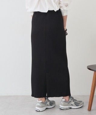 AMERICAN HOLIC 針抜きリブタイトスカート Black