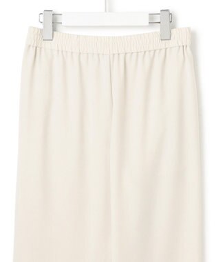 23区 【接触冷感/UVカット/吸水速乾】ストレッチジョーゼット ワイド パンツ ベージュ系