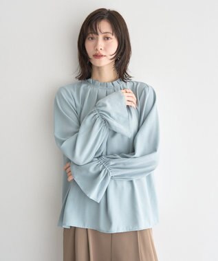 YECCA VECCA タックデザインブラウス