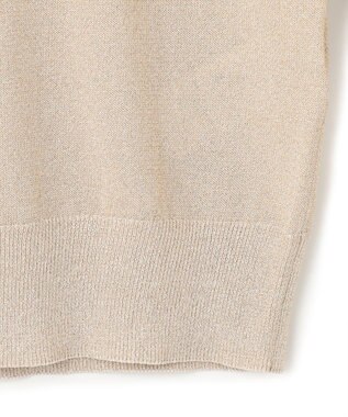 BEIGE， 【S-size】JUSSIEU / ラメ プルオーバーニット Gold