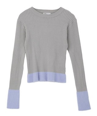 CRAFT STANDARD BOUTIQUE とてもち袖シャギーニットプルオーバー Light Gray