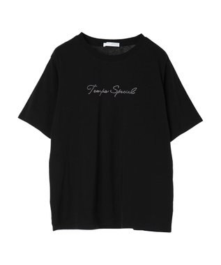 Green Parks ホットフィット筆記体ロゴＴシャツ Black