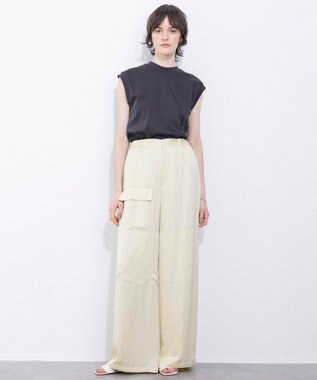 NAVE 【Nave・洗える】フレンチＴシャツ カーキ系