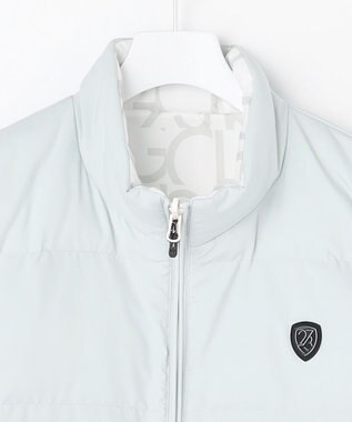 23区GOLF 【MEN】中綿リバーシブルベスト ライトグレー系