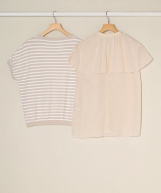 ONWARD Reuse Park スタッフおすすめ！トップスSET商品/サイズ38【23区】ニット春夏×【自由区】ブラウス春夏 その他