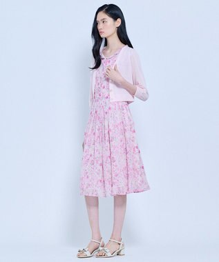 TOCCA 【星風まどかさん着用】SHEER CARDIGAN カーディガン ピンク系