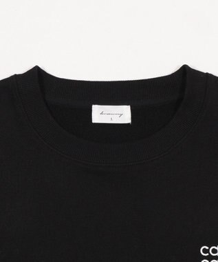 WEGO 【ユニセックス着用ITEM】ショートドロストワンポイント刺繍プルオーバー ブラック