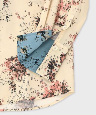 Paul Smith Painterly Buds シャツ グレイッシュベージュ