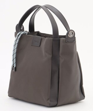 Y'SACCS 【大人のおしゃれ手帖10月号掲載】市川実和子×Y'SACCS　ナイロンすっきりミニマムトート ダークグレー