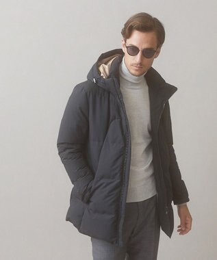  【仕事で着用可】MINOTECH メランジラミネート ダウンコート(23年モデル)