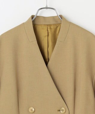 #Newans ウエストシェイプダブルジャケット サロウ グリーン