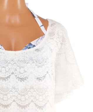 San-ai Resort（三愛水着楽園） 【新色ホワイト＆パープル入荷】４点セット水着　9M・11L【San-ai Resort（サンアイリゾート）】 ブルー