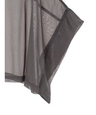 Green Parks ＥＧＯＩＳＴ　短丈シアーシャツ Charcoal Gray