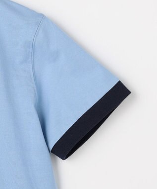 J.PRESS KIDS 【140-170cm】ビックロゴリンガー 半袖Ｔシャツ サックスブルー