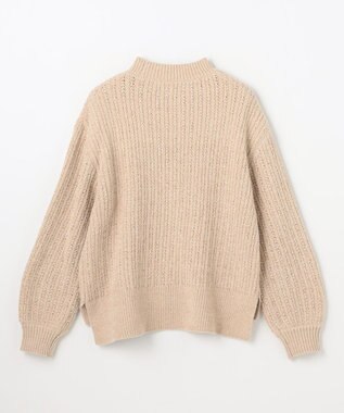 ANY レーシーモールニット ライトベージュ