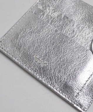 blancle メタリックレザー スマートウォレット SILVER