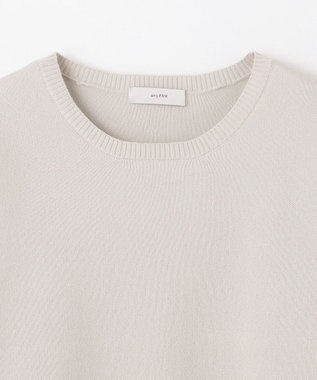 ANY ミラノリブニットプルオーバー グレージュ