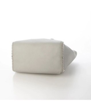 UNBILLION cachecache ボールチェーン2wayトートバッグ ライトグレー