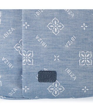 IBIZA アスール　ロゴデニム　ショルダーバッグ 水色