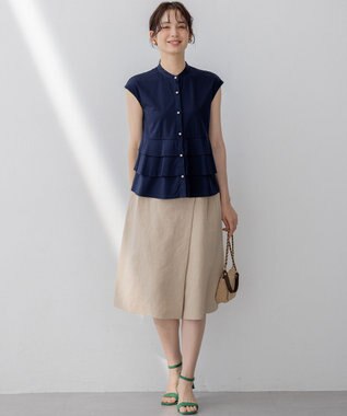 組曲 【WEB限定】ラップパンツ ベージュ系