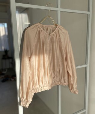 Feroux 【洗える】シアー ブルゾン ベージュ系