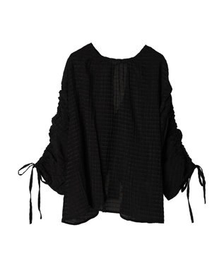 Green Parks ・ＥＬＥＮＣＡＲＥ　ＤＵＥ　バックリボンブラウス Black