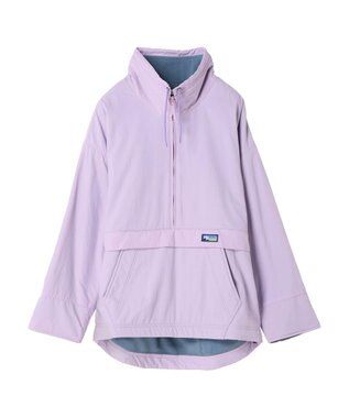 CRAFT STANDARD BOUTIQUE ナイロン×裏フリースアノラックブルゾンＬ／Ｓ Lavender