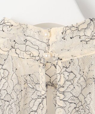 Feroux 【2WAY・セットアイテム】レースブラウス×ジャンパースカートセット グレー系