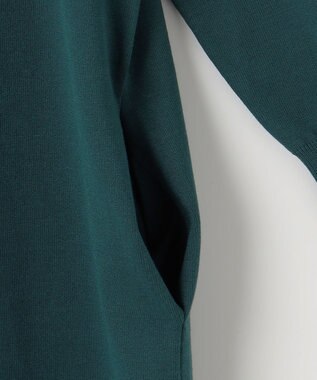 組曲 L 【WEB限定】コクーンシルエット ニットワンピース ダークグリーン系