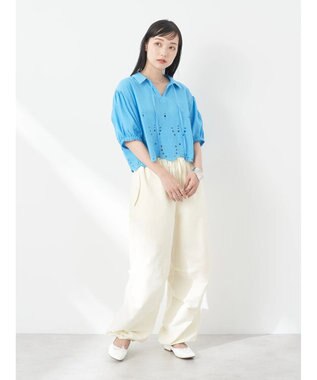 earth music&ecology エンブロイダリープルオーバー Off White