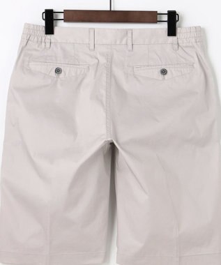 JOSEPH ABBOUD 【ウエストも伸びる!/JAPANファブリック】ヴィンテージコットンストレッチ ショート パンツ ライトグレー系