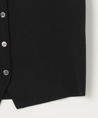 23区 S 【SLOW/一部店舗限定】Vネック ニットベスト ブラック系