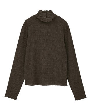 Green Parks ・Ｐｅｔｉｔ　Ｆｌｅｕｒ　ジャガードハイネックロンＴ Brown