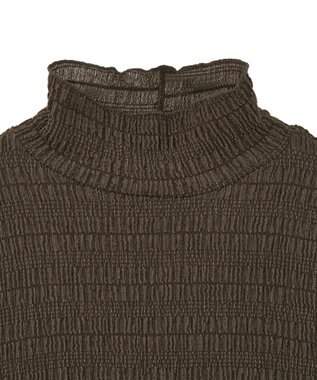 Green Parks ・Ｐｅｔｉｔ　Ｆｌｅｕｒ　ジャガードハイネックロンＴ Brown