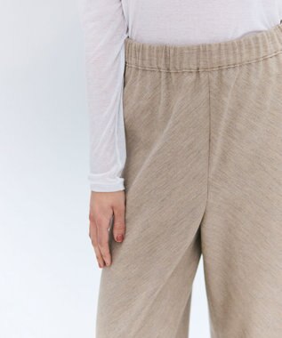 BEIGE， MONTAIGNE / イージーウエストウールワイドパンツ Taupe