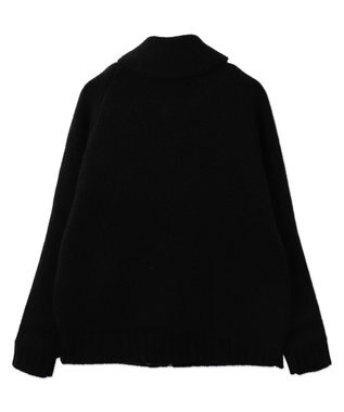 WEGO 【ユニセックス着用ITEM】カウチンニットカーディガン ブラック